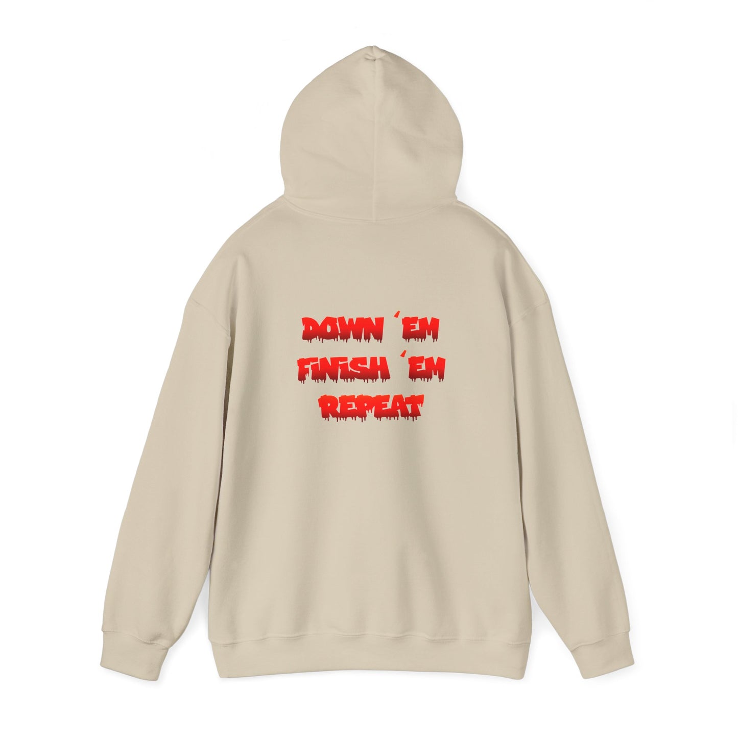 Down 'Em, Finish 'Em, Repeat Hooded Sweatshirt