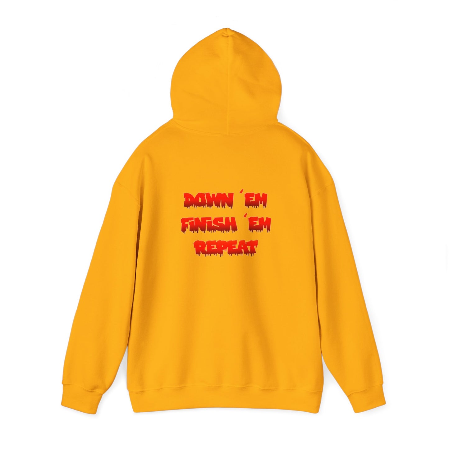 Down 'Em, Finish 'Em, Repeat Hooded Sweatshirt