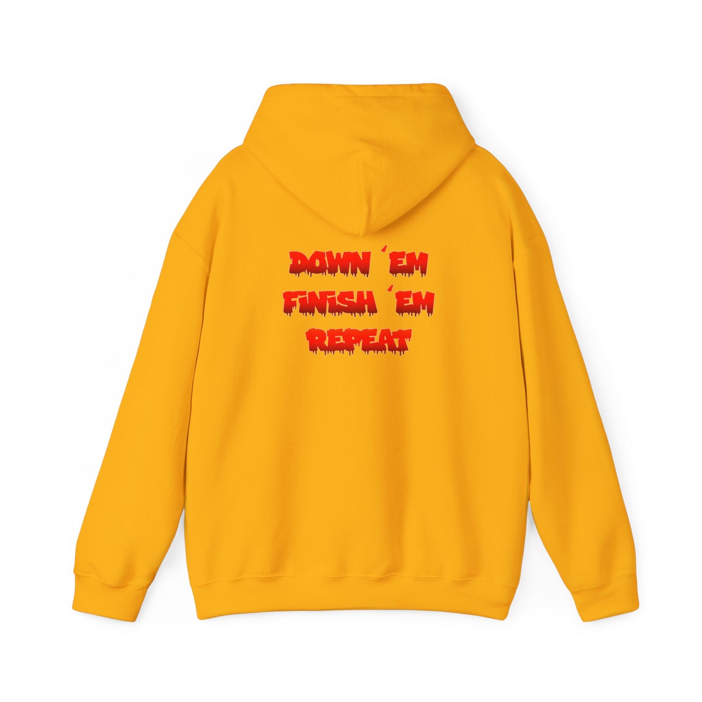 Down 'Em, Finish 'Em, Repeat Hooded Sweatshirt