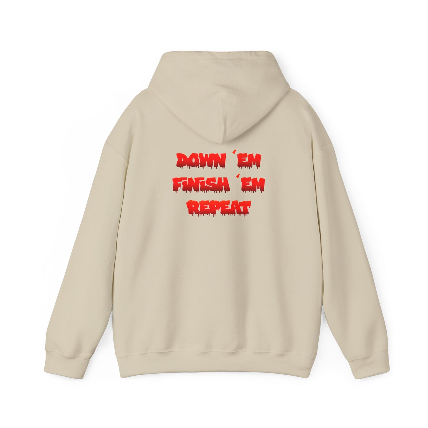 Down 'Em, Finish 'Em, Repeat Hooded Sweatshirt