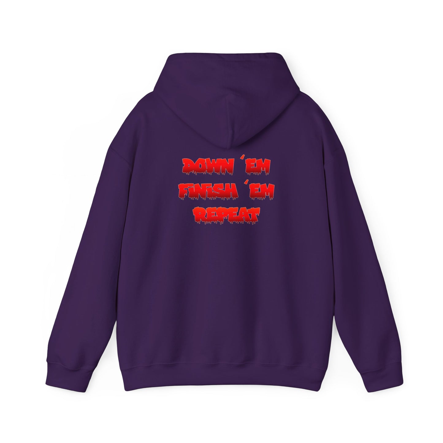 Down 'Em, Finish 'Em, Repeat Hooded Sweatshirt