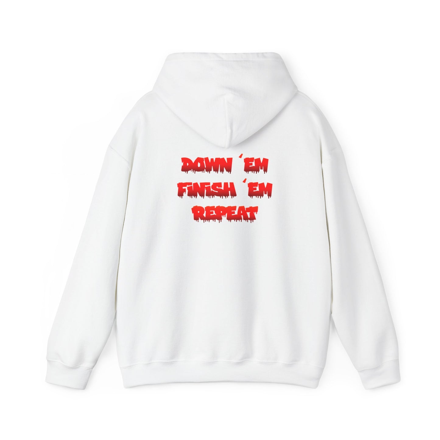 Down 'Em, Finish 'Em, Repeat Hooded Sweatshirt