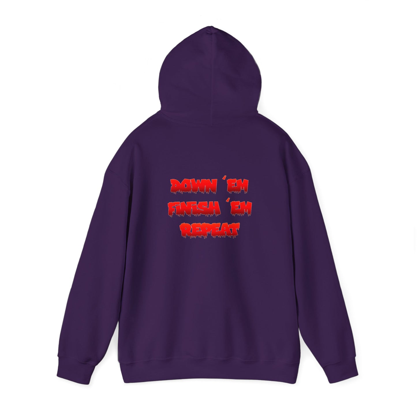 Down 'Em, Finish 'Em, Repeat Hooded Sweatshirt